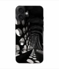 Apple Iphone 16 Plus Back Case Covers Bridge That Has Tunnel That Has Lot Holes It