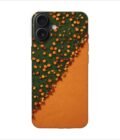 Apple Iphone 16 Plus Back Case Covers Bright Thick Textured Orange Horizontal Background Fall Autumn Background Halloween Thanksgiving