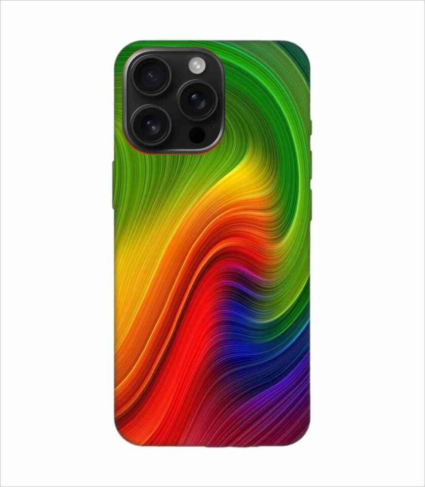 Apple Iphone 16 Pro Max Back Case Covers Abstract Swirl Painting Wallpaper Design