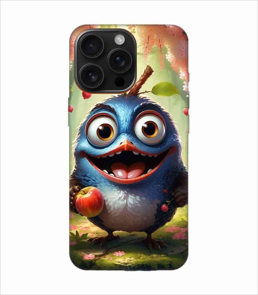 Apple Iphone 16 Pro Max Back Case Covers Apple With Big Smile It S Face