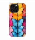 Apple Iphone 16 Pro Max Back Case Covers Closeup Colorful Butterfly Collection Display