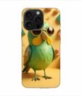 Apple Iphone 16 Pro Max Back Case Covers Colorful Bird With Big Eyes Pair Goggles