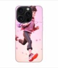 Apple Iphone 16 Pro Back Case Covers 3D Illustration Child Running Spring Concept Illustration Childrens Cartoon Outdoor