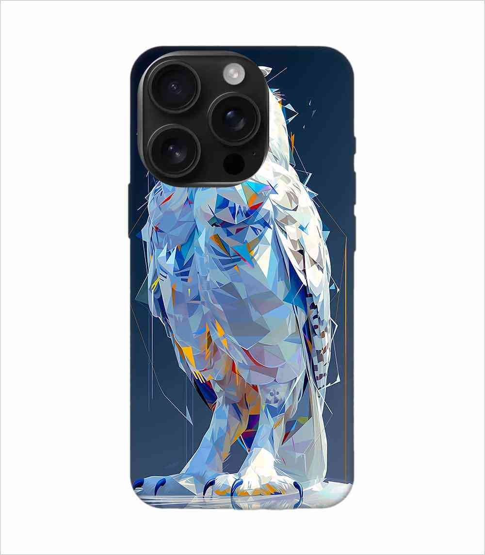 Apple Iphone 16 Pro Back Case Covers Captivating Animal Portraits Cyber Pet Style Vibrant Colors Stunning Digital Art