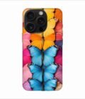 Apple Iphone 16 Pro Back Case Covers Closeup Colorful Butterfly Collection Display