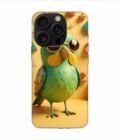 Apple Iphone 16 Pro Back Case Covers Colorful Bird With Big Eyes Pair Goggles