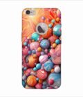 Apple Iphone 6 Logo Cut Back Case Covers Abstract Texture Background