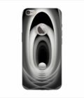 Apple Iphone 6 Plus Logo Cut Back Case Covers Abstract Black 3D Background