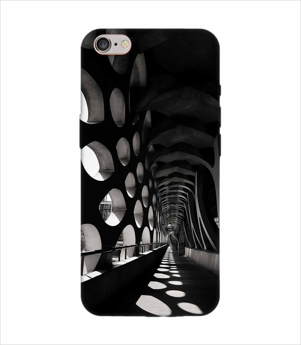 Apple Iphone 6 Plus Back Case Covers Bridge That Has Tunnel That Has Lot Holes It