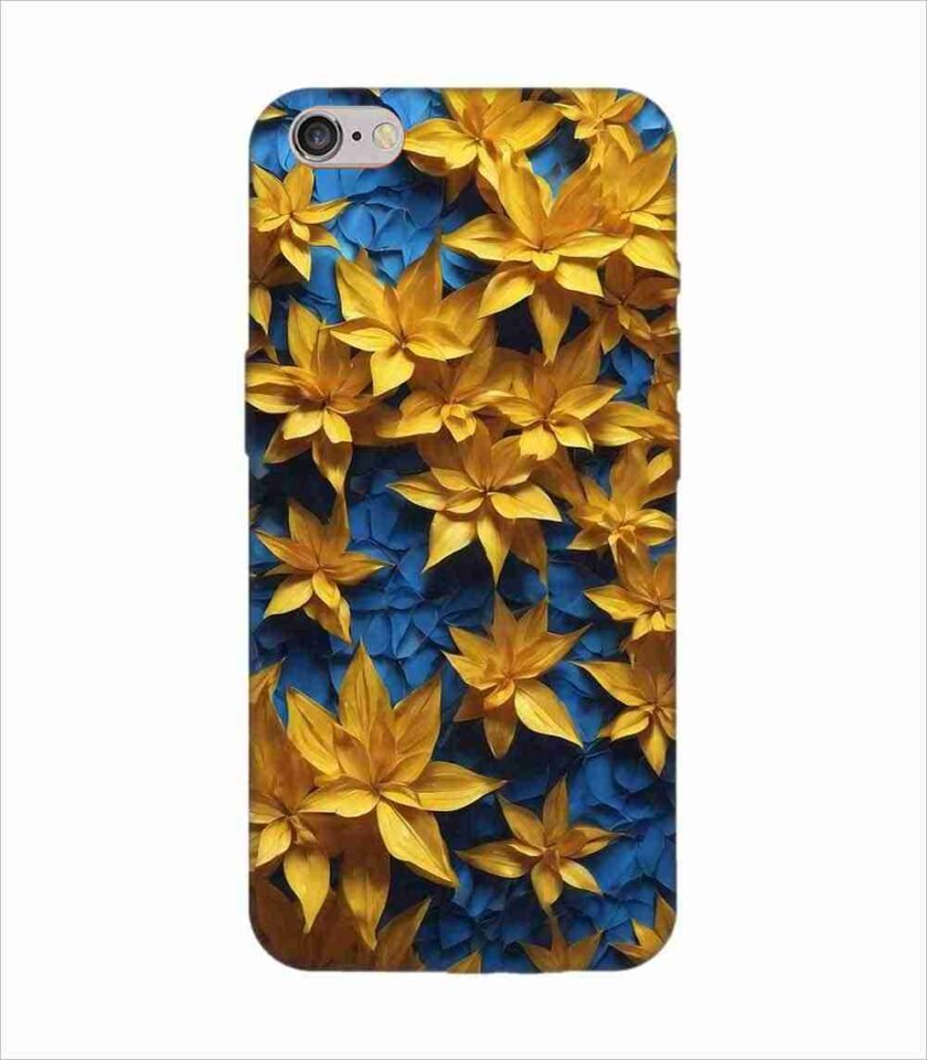 Apple Iphone 6 Plus Back Case Covers Colorful Background With Blue Yellow Background