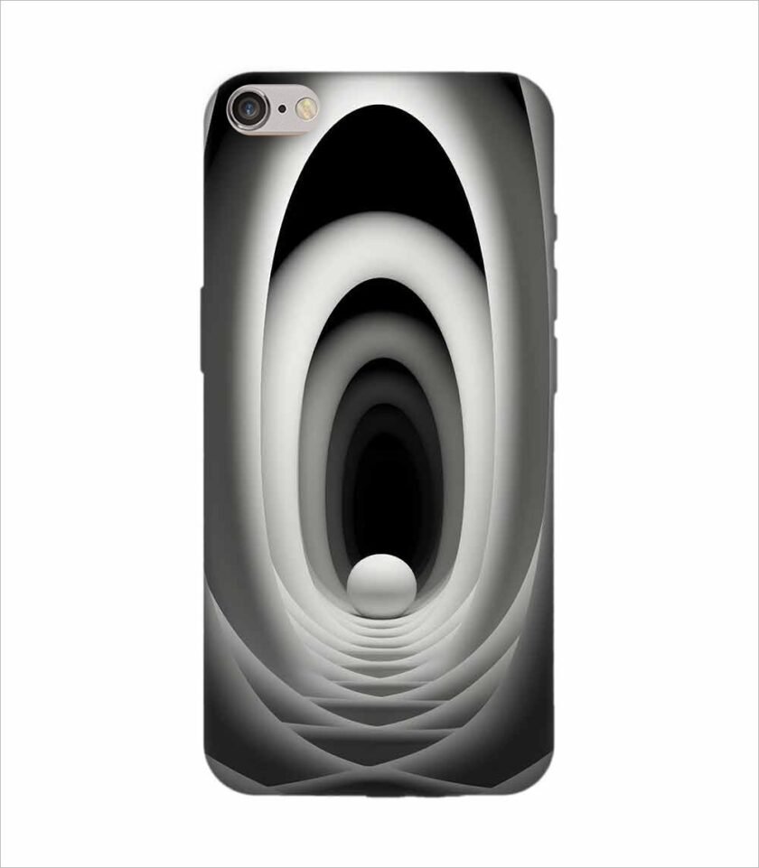 Apple Iphone 6 Back Case Covers Abstract Black 3D Background
