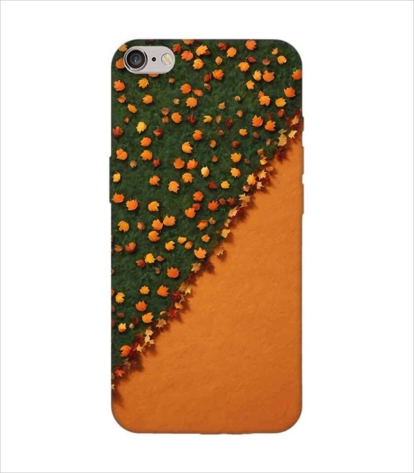 Apple Iphone 6 Back Case Covers Bright Thick Textured Orange Horizontal Background Fall Autumn Background Halloween Thanksgiving