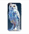 Apple Iphone 6 Back Case Covers Captivating Animal Portraits Cyber Pet Style Vibrant Colors Stunning Digital Art