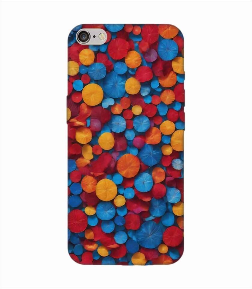 Apple Iphone 6S Logo Cut Back Case Covers Blue Background