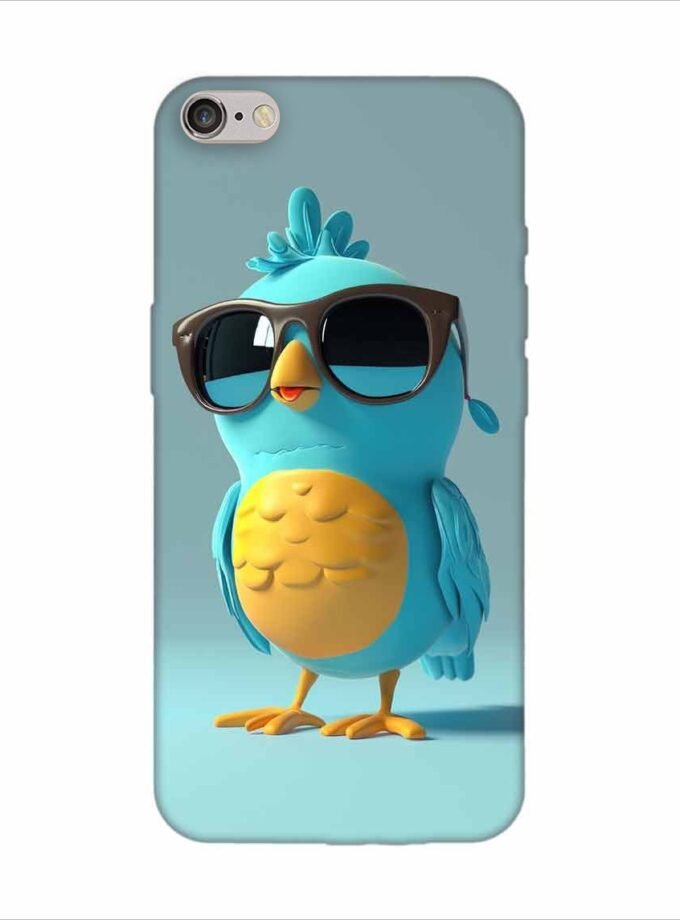 Apple Iphone 6S Logo Cut Back Case Covers Cartoon Digital Avatar Tweeting Translate