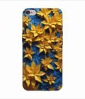 Apple Iphone 6S Logo Cut Back Case Covers Colorful Background With Blue Yellow Background