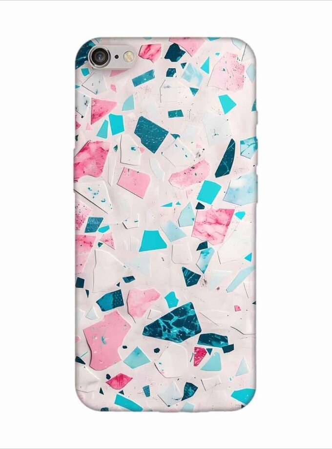 Apple Iphone 6S Logo Cut Back Case Covers Colorful Piece Paper With Words Little Blue It