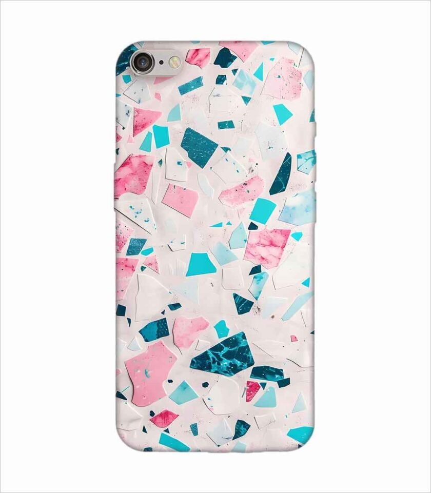 Apple Iphone 6S Logo Cut Back Case Covers Colorful Piece Paper With Words Little Blue It