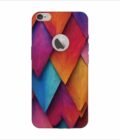 Apple Iphone 6S Plus Logo Cut Back Case Covers Abstract Textured Backdrop Background