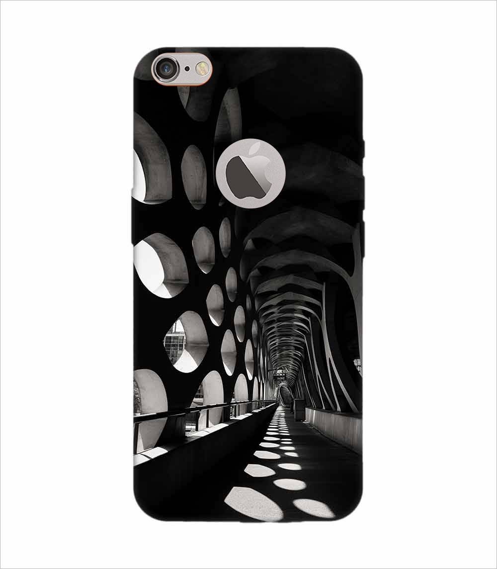 Apple Iphone 6S Plus Logo Cut Back Case Covers Bridge That Has Tunnel That Has Lot Holes It