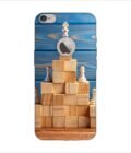 Apple Iphone 6S Plus Logo Cut Back Case Covers Business Hierarchy Ranking Strategy Concept With Chess Pieces Standing Pyramid Wooden Building Blocks With King Top With Copy Space