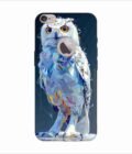 Apple Iphone 6S Plus Logo Cut Back Case Covers Captivating Animal Portraits Cyber Pet Style Vibrant Colors Stunning Digital Art