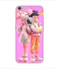 Apple Iphone 6S Plus Logo Cut Back Case Covers Cartoon Couple Young Man Woman With Balloons Life Preserver Generative Ai