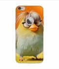 Apple Iphone 6S Plus Logo Cut Back Case Covers Close Up Bird With Wig Glasses