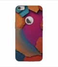 Apple Iphone 6S Plus Logo Cut Back Case Covers Closeup Color Textured Surface