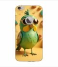 Apple Iphone 6S Plus Logo Cut Back Case Covers Colorful Bird With Big Eyes Pair Goggles