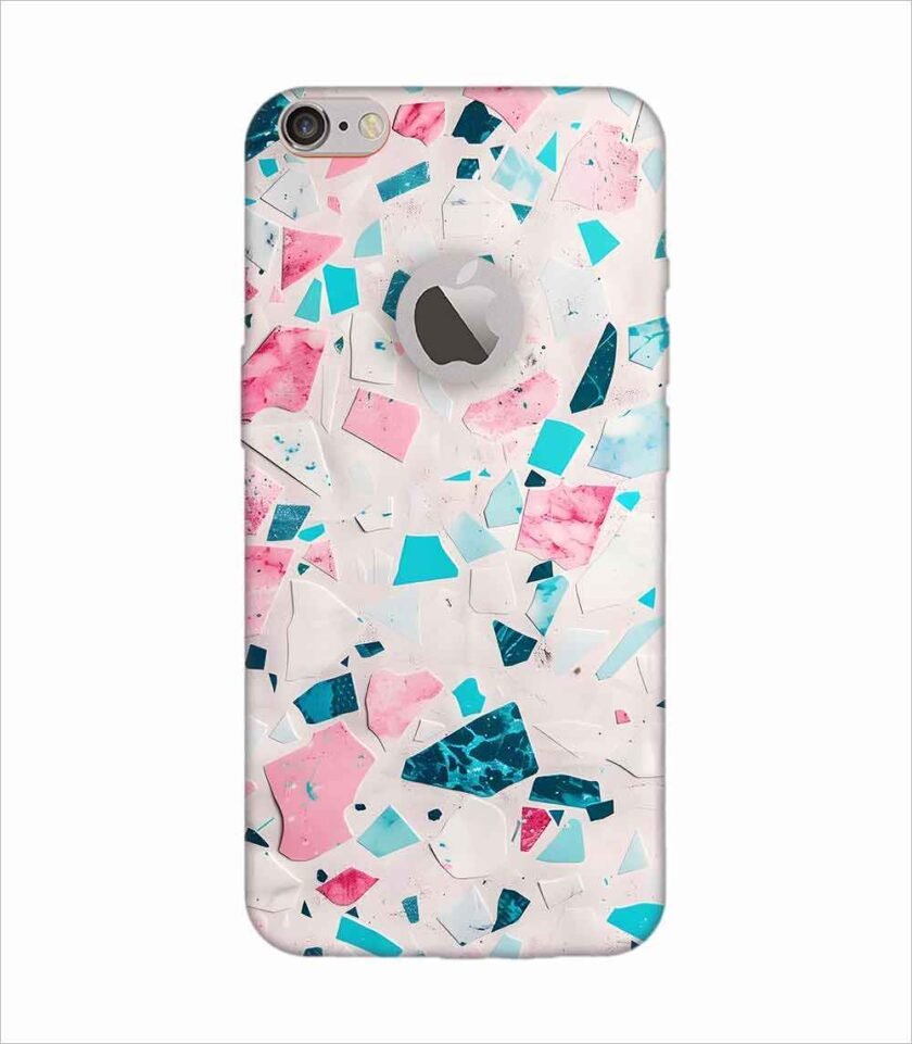 Apple Iphone 6S Plus Logo Cut Back Case Covers Colorful Piece Paper With Words Little Blue It
