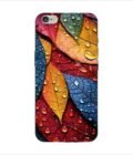 Apple Iphone 6S Plus Back Case Covers Close Up Bunch Colorful Leaves With Water Droplets Generative Ai