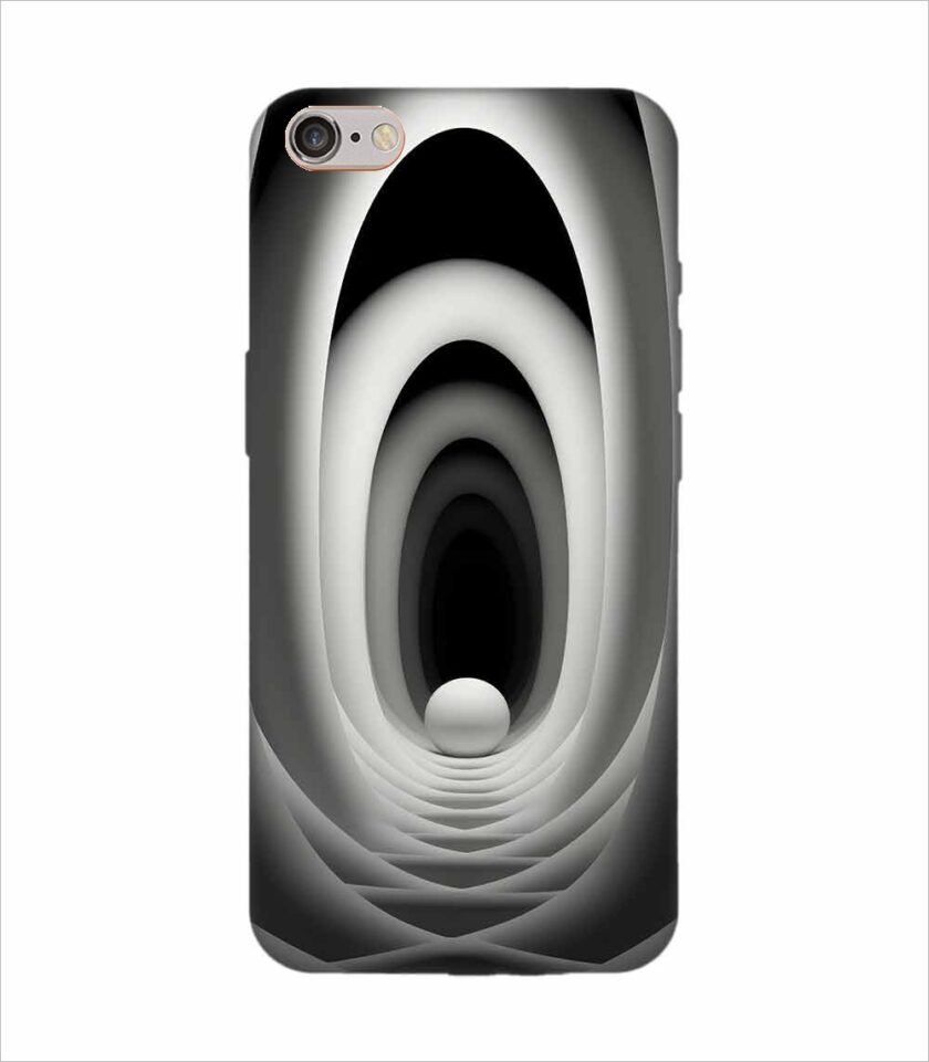 Apple Iphone 6S Back Case Covers Abstract Black 3D Background