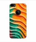 Apple Iphone 7 Logo Cut Back Case Covers Abstract Geometric Mobile Wallpaper Background