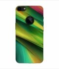 Apple Iphone 7 Logo Cut Back Case Covers Background Colourful Multicolour