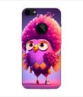 Apple Iphone 7 Logo Cut Back Case Covers Cartoon Character With Pink Bird Its Head