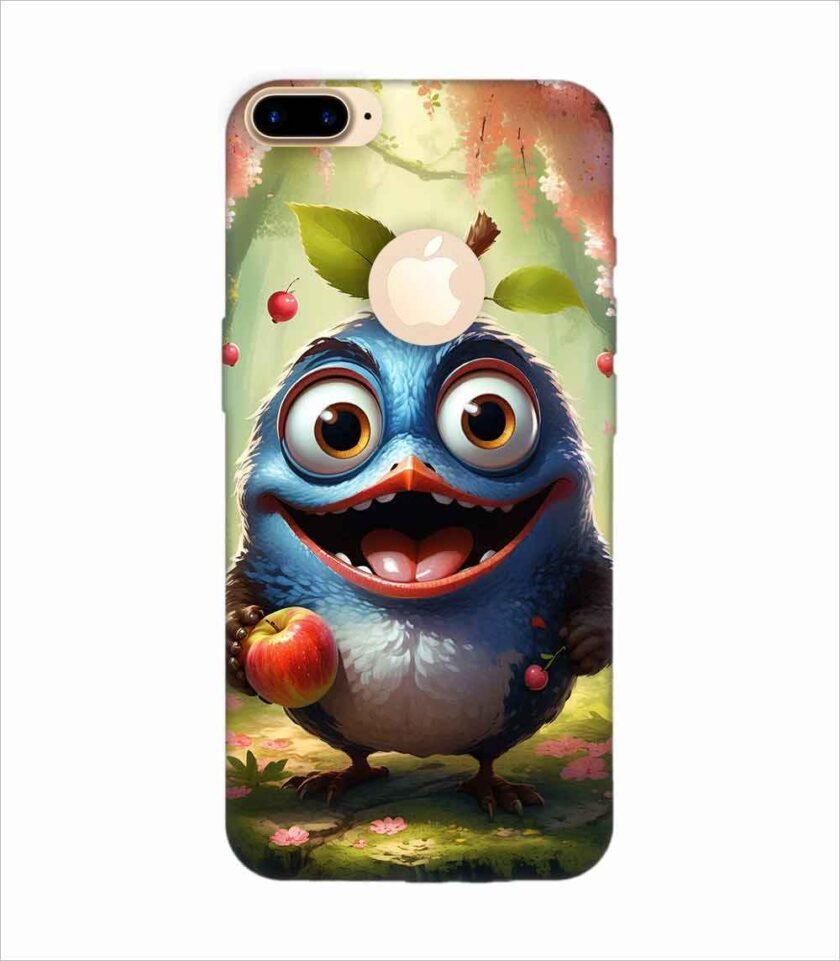 Apple Iphone 7 Plus Logo Cut Back Case Covers Apple With Big Smile It S Face