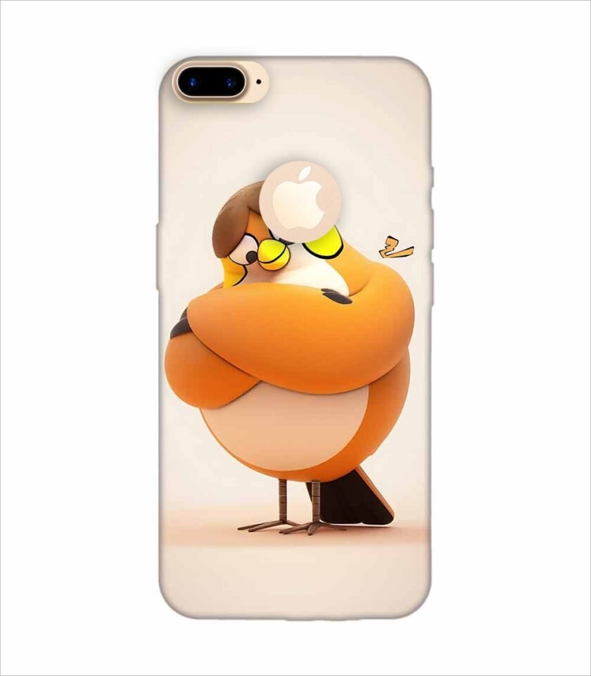 Apple Iphone 7 Plus Logo Cut Back Case Covers Cartoon Character Man With Glasses Hat