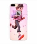 Apple Iphone 7 Plus Back Case Covers 3D Illustration Child Running Spring Concept Illustration Childrens Cartoon Outdoor