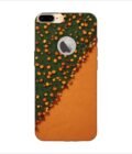Apple Iphone 7 Plus Back Case Covers Bright Thick Textured Orange Horizontal Background Fall Autumn Background Halloween Thanksgiving