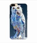 Apple Iphone 7 Plus Back Case Covers Captivating Animal Portraits Cyber Pet Style Vibrant Colors Stunning Digital Art