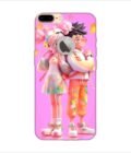 Apple Iphone 7 Plus Back Case Covers Cartoon Couple Young Man Woman With Balloons Life Preserver Generative Ai