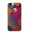 Apple Iphone 7 Plus Back Case Covers Closeup Color Textured Surface