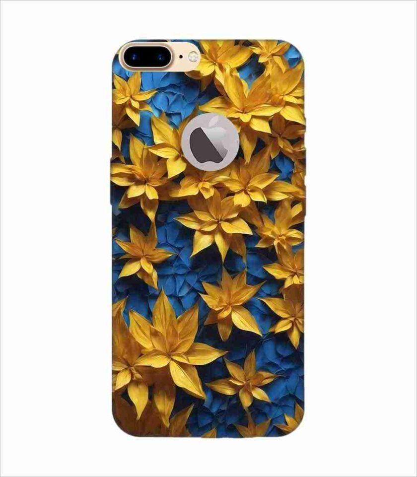 Apple Iphone 7 Plus Back Case Covers Colorful Background With Blue Yellow Background