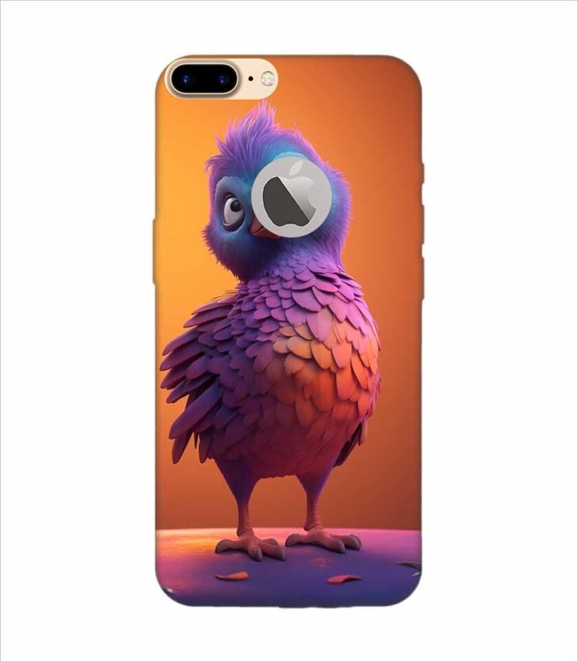 Apple Iphone 7 Plus Back Case Covers Colorful Bird Is Standing Table Generative Ai Image