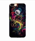 Apple Iphone 7 Plus Back Case Covers Colorful Poster With Swirly Pattern