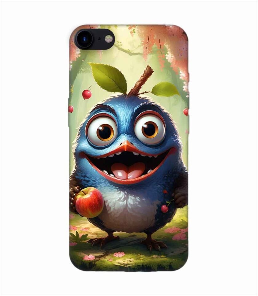 Apple Iphone 7 Back Case Covers Apple With Big Smile It S Face