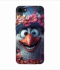 Apple Iphone 8 Plus Back Case Covers Bird With Flower Its Head Bird With Flower Its Mouth