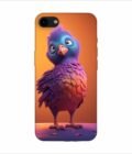 Apple Iphone 8 Plus Back Case Covers Colorful Bird Is Standing Table Generative Ai Image