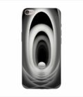Apple Iphone 8 Back Case Covers Abstract Black 3D Background